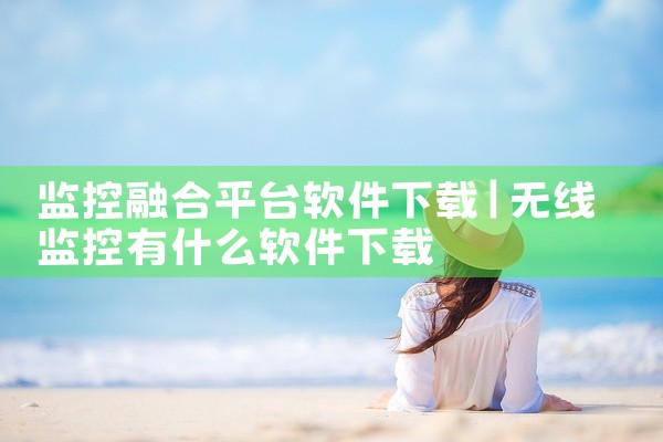 监控融合平台软件下载